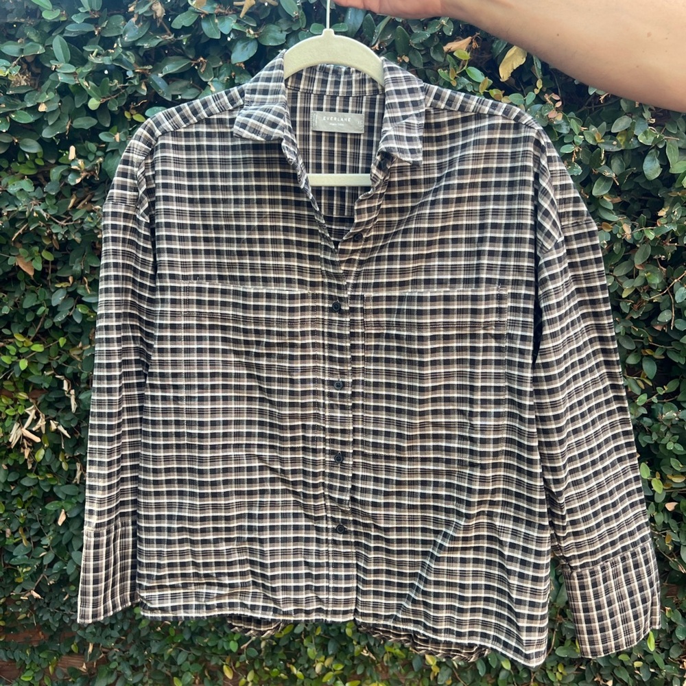 Everlane The Boxy Oxford in XS (ALMOST NWT)